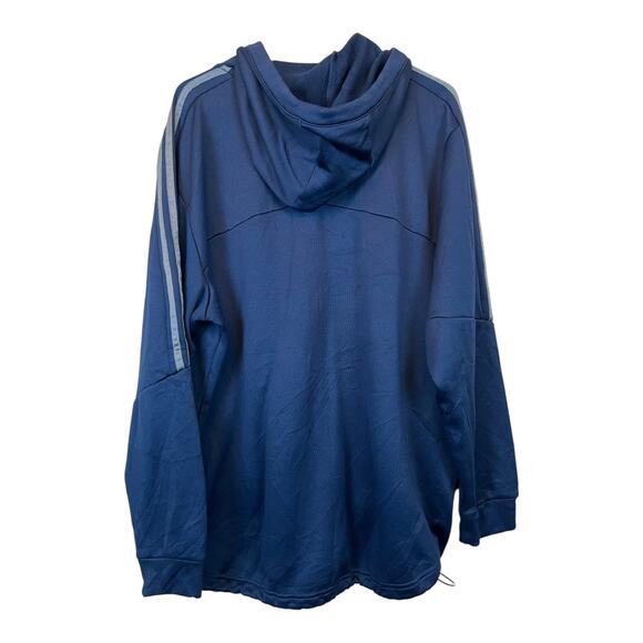 Adidas Climawarm Notre Dame Embroidered Polyester Full Zip Blue Jacket XL - Picture 4 of 4